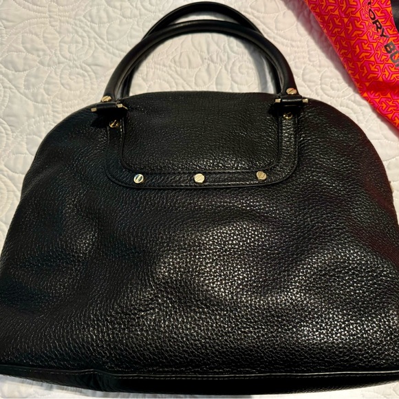 🔥Tory Burch Black Leather Sachel Bag🔥 - Picture 5 of 8